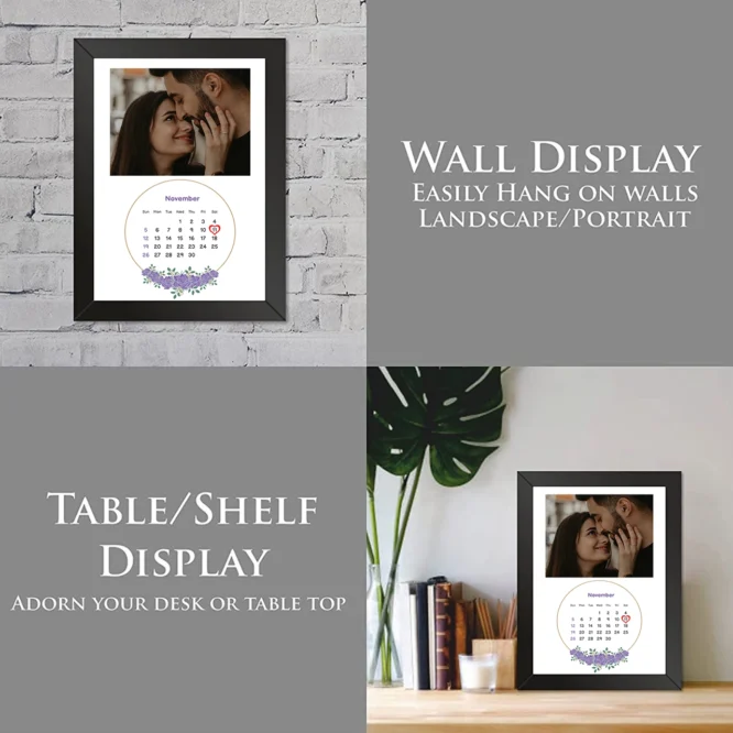 Customized Couple  Date Frame - Image 5